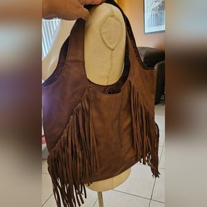 Avon fringed purse